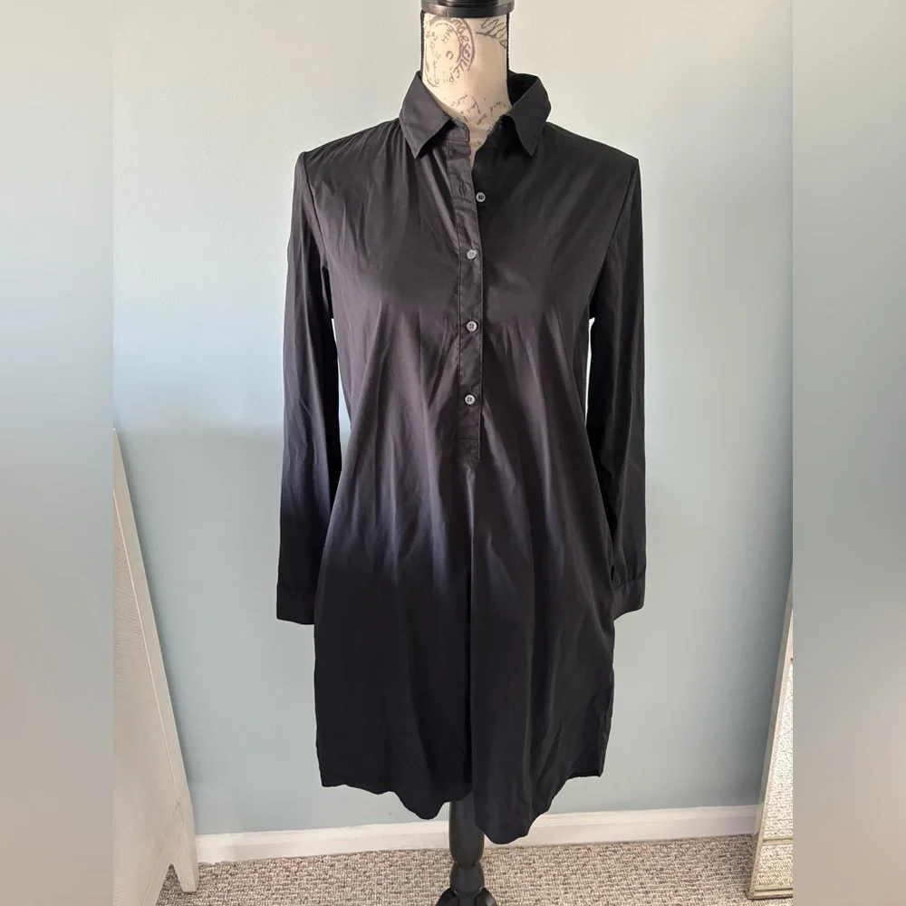 J. McLaughlin black shirt dress size small